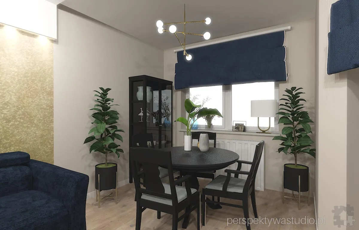 projektant wnetrz Lublin perspektywastudio.pl projekt salonu z aneksem deco art 8