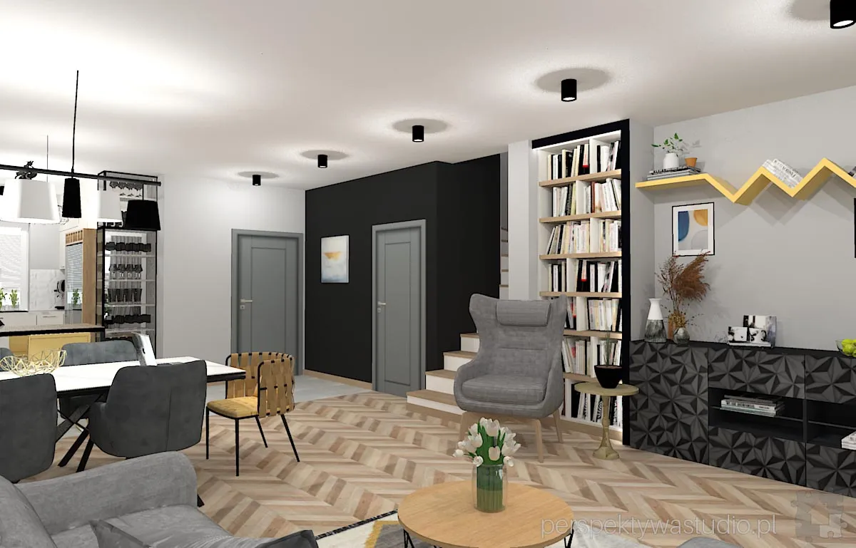 projektant wnetrz Lublin perspektywastudio.pl projekt salonu z aneksem ekg 13 projektant wnetrz Lublin perspektywastudio.pl projekt salonu z aneksem ekg 13