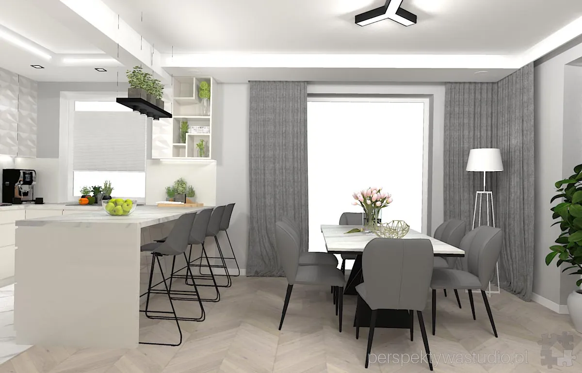 projektant wnetrz Lublin perspektywastudio.pl projekt salonu z aneksem geo art 8 projektant wnetrz Lublin perspektywastudio.pl projekt salonu z aneksem geo art 8