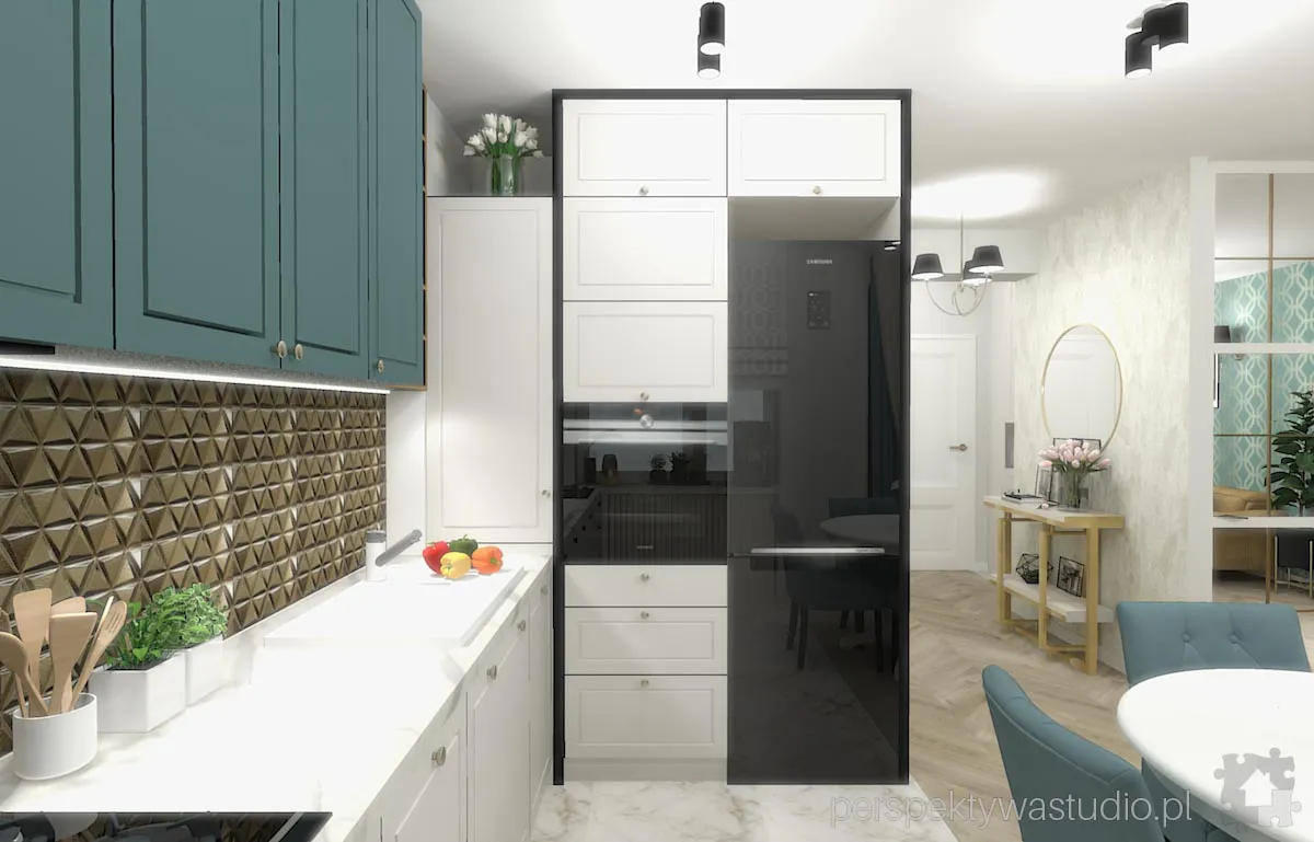 projektant wnetrz Lublin perspektywastudio.pl projekt salonu z aneksem hampton 19 projektant wnetrz Lublin perspektywastudio.pl projekt salonu z aneksem hampton 19