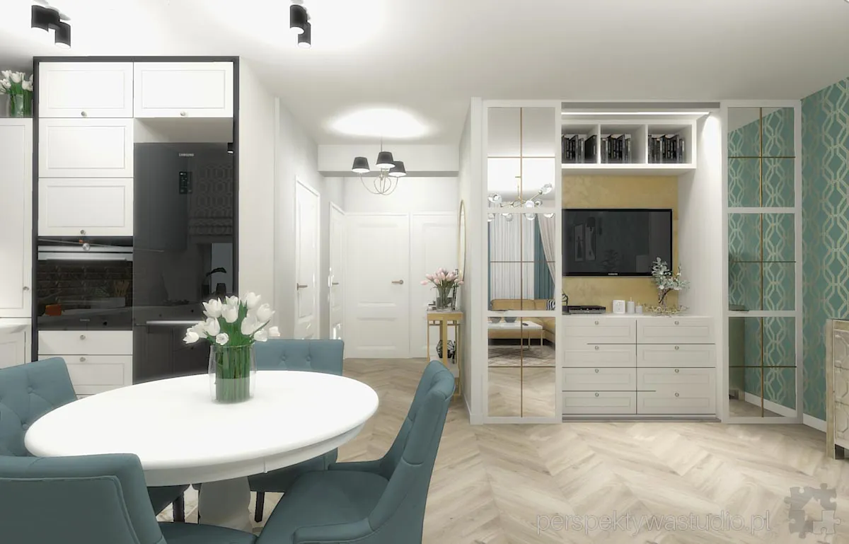 projektant wnetrz Lublin perspektywastudio.pl projekt salonu z aneksem hampton 3 projektant wnetrz Lublin perspektywastudio.pl projekt salonu z aneksem hampton 3