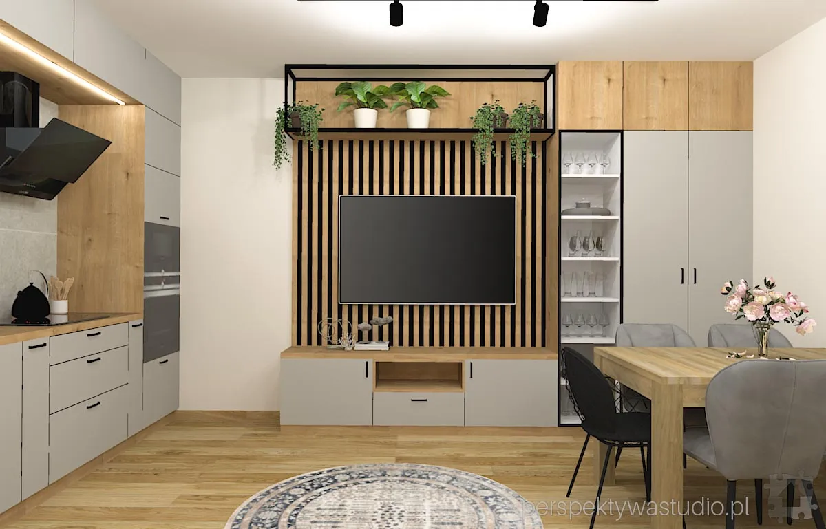 projektant wnetrz Lublin perspektywastudio.pl projekt salonu z aneksem kaczki za woda 11 projektant wnetrz Lublin perspektywastudio.pl projekt salonu z aneksem kaczki za woda 11