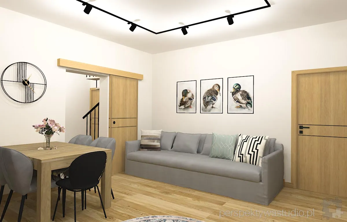 projektant wnetrz Lublin perspektywastudio.pl projekt salonu z aneksem kaczki za woda 13 projektant wnetrz Lublin perspektywastudio.pl projekt salonu z aneksem kaczki za woda 13