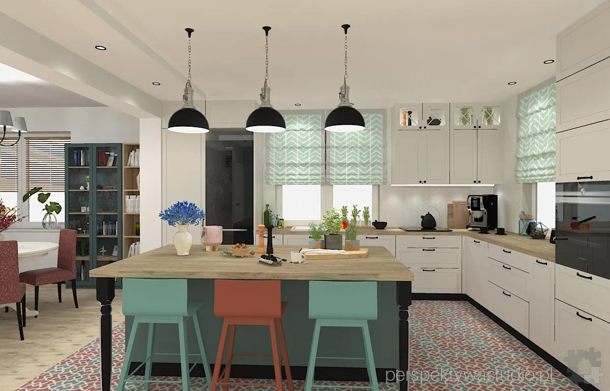 projektant wnetrz Lublin perspektywastudio.pl projekt salonu z aneksem kakadu 12