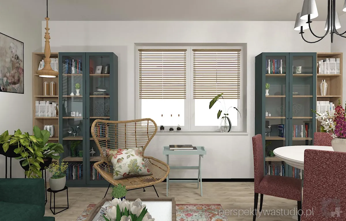projektant wnetrz Lublin perspektywastudio.pl projekt salonu z aneksem kakadu 13