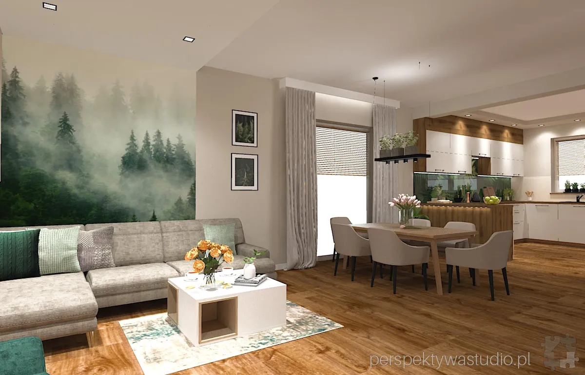 projektant wnetrz Lublin perspektywastudio.pl projekt salonu z aneksem kwiat paproci 13 projektant wnetrz Lublin perspektywastudio.pl projekt salonu z aneksem kwiat paproci 13