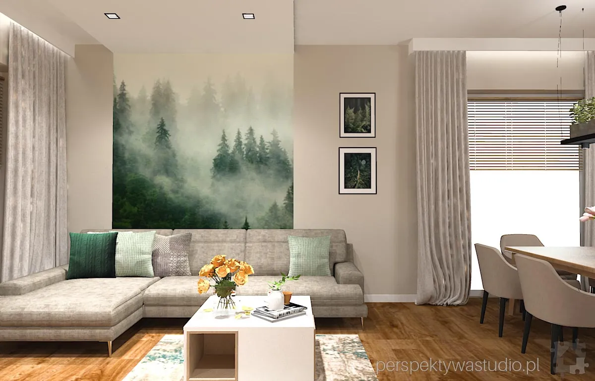 projektant wnetrz Lublin perspektywastudio.pl projekt salonu z aneksem kwiat paproci 8 projektant wnetrz Lublin perspektywastudio.pl projekt salonu z aneksem kwiat paproci 8