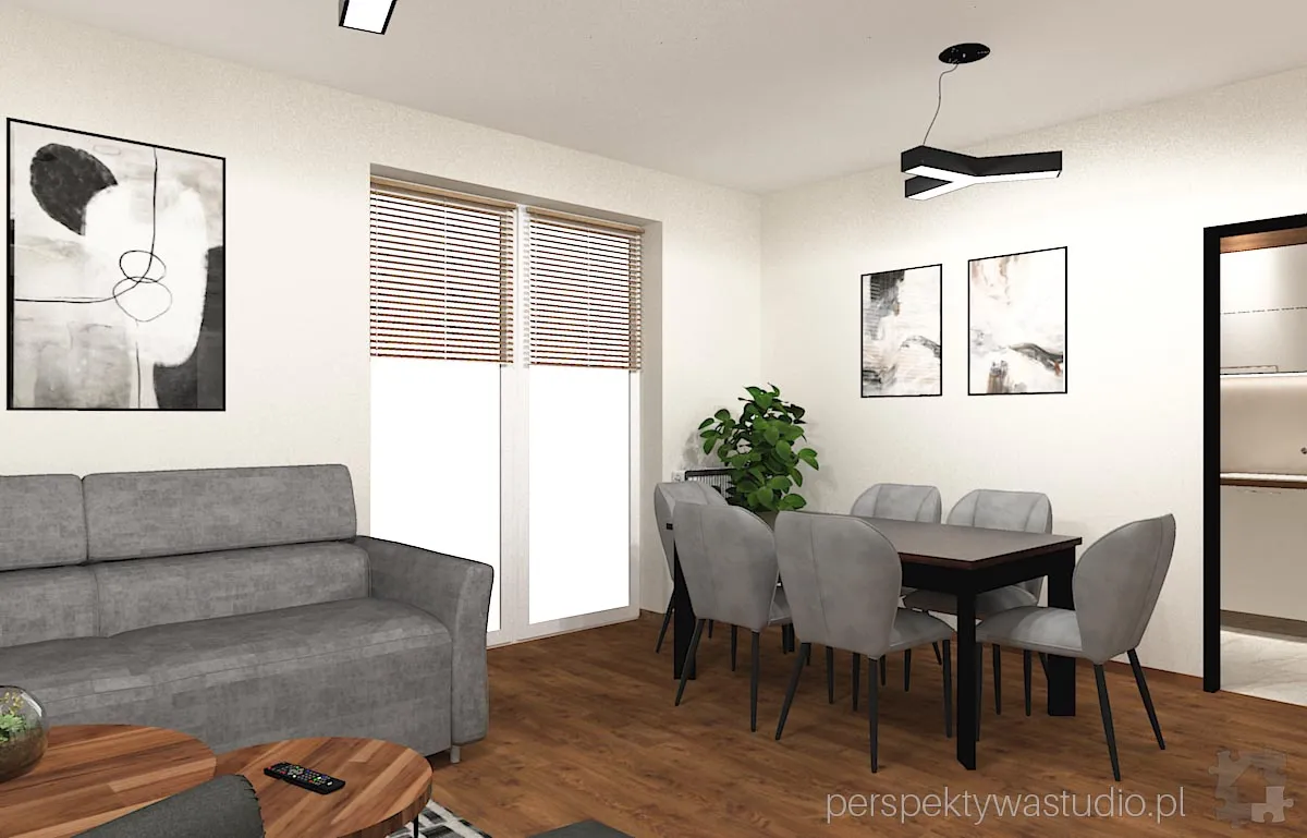 projektant wnetrz Lublin perspektywastudio.pl projekt salonu z aneksem makkasar 15 projektant wnetrz Lublin perspektywastudio.pl projekt salonu z aneksem makkasar 15