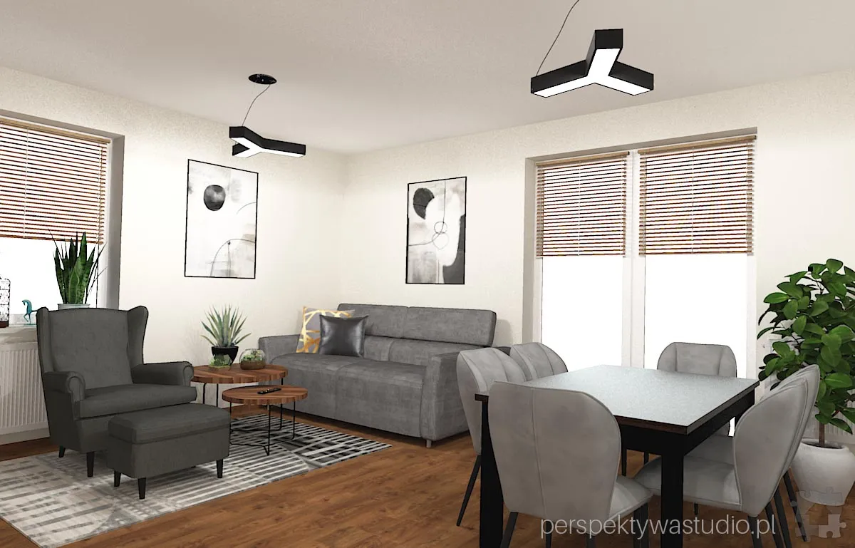 projektant wnetrz Lublin perspektywastudio.pl projekt salonu z aneksem makkasar 16 projektant wnetrz Lublin perspektywastudio.pl projekt salonu z aneksem makkasar 16