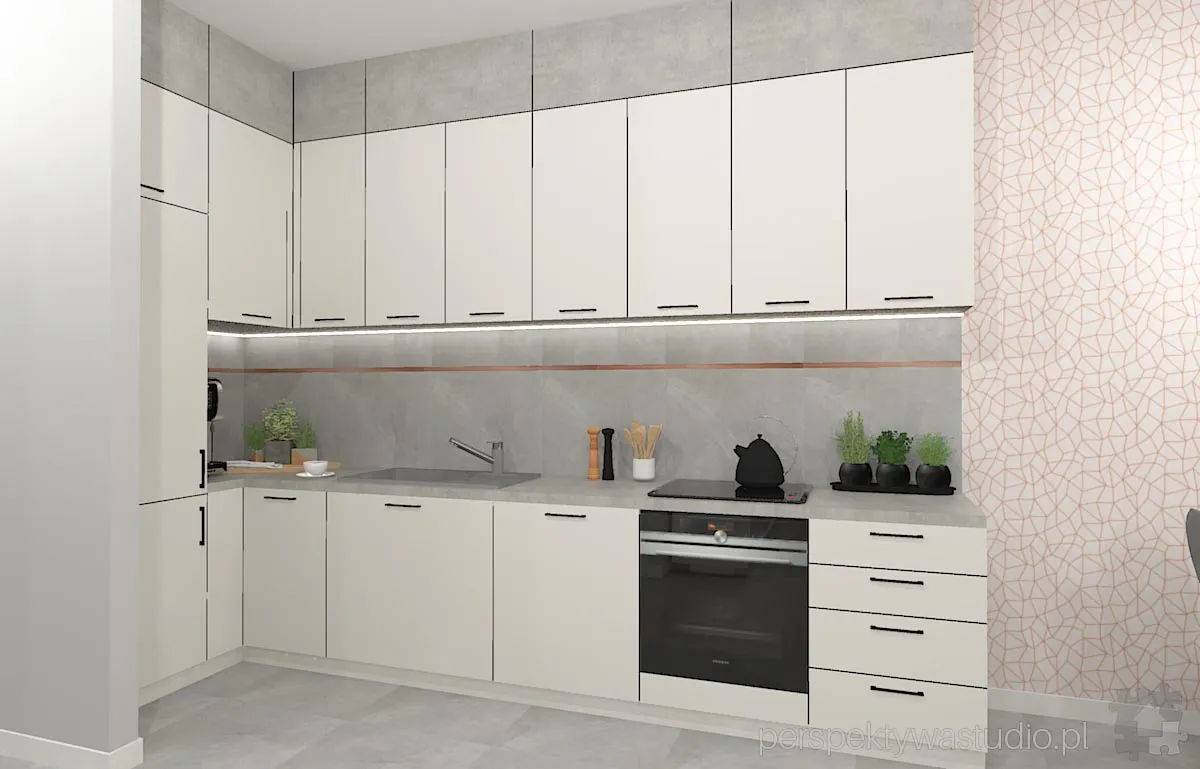 projektant wnetrz Lublin perspektywastudio.pl projekt salonu z aneksem miedziany swit 19