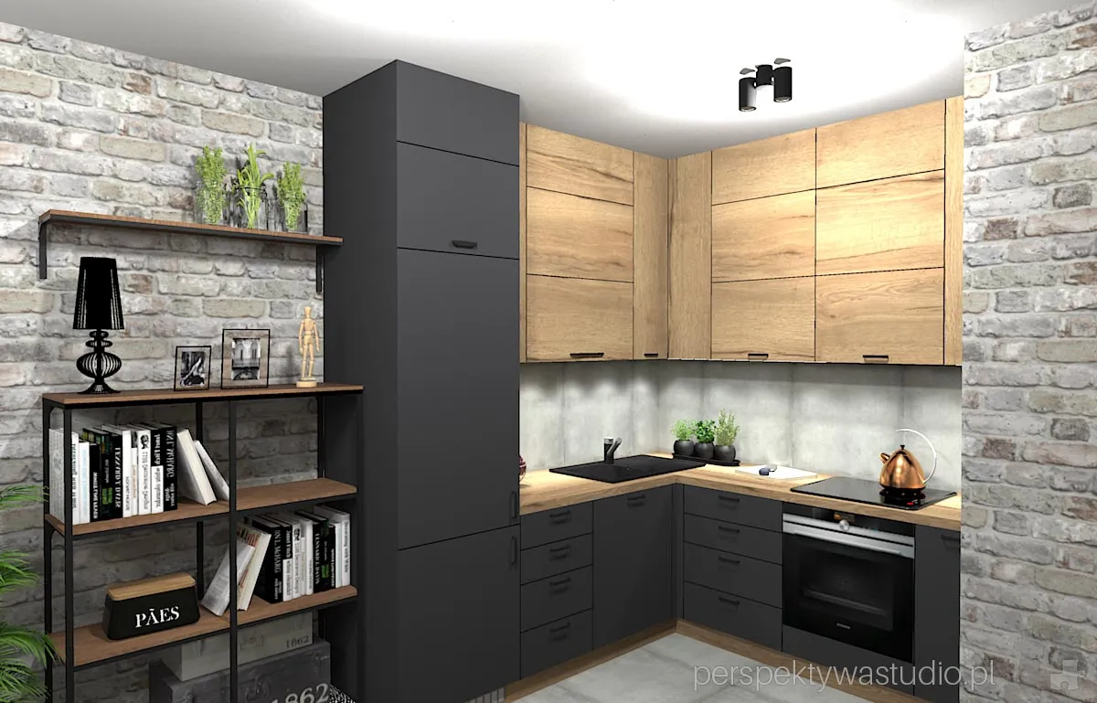 projektant wnetrz Lublin perspektywastudio.pl projekt salonu z aneksem mini 2