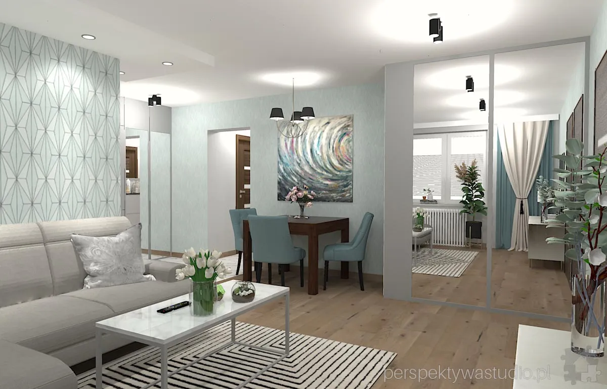 projektant wnetrz Lublin perspektywastudio.pl projekt salonu z aneksem na fali 11 projektant wnetrz Lublin perspektywastudio.pl projekt salonu z aneksem na fali 11