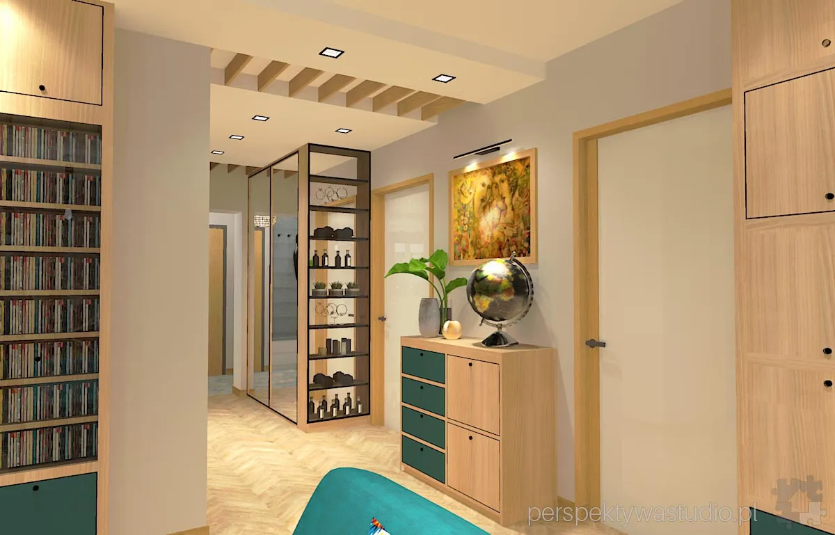 projektant wnetrz Lublin perspektywastudio.pl projekt salonu z aneksem nautilus 8