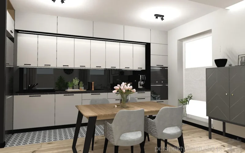 projektant wnetrz Lublin perspektywastudio.pl projekt salonu z aneksem new york 10