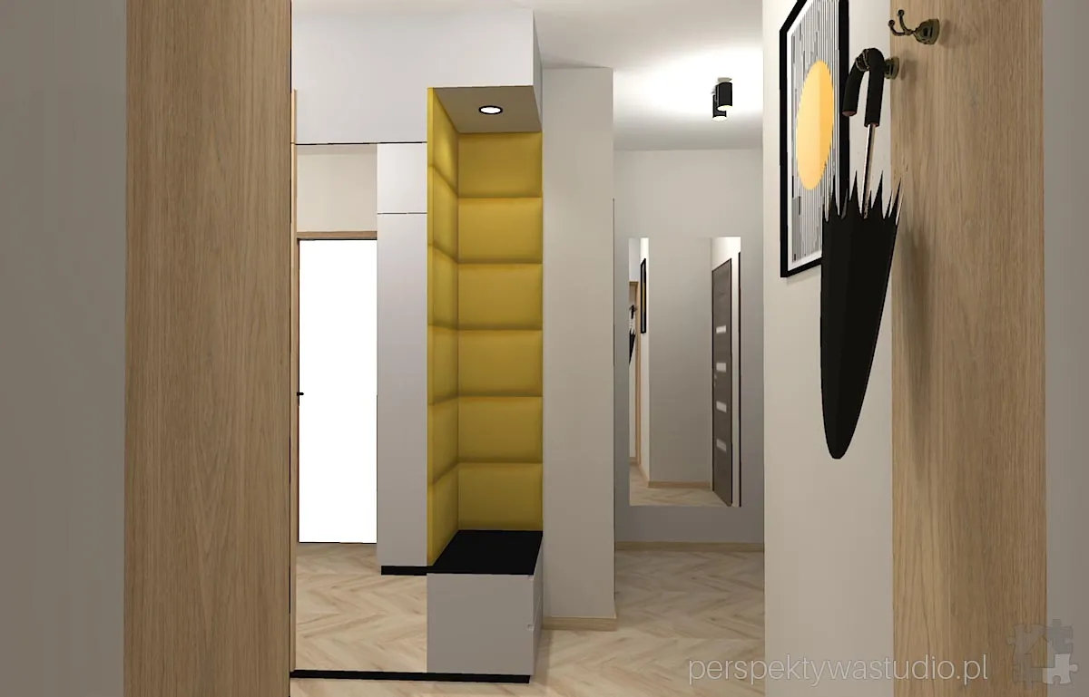 projektant wnetrz Lublin perspektywastudio.pl projekt salonu z aneksem trzy kolory zolty 21 projektant wnetrz Lublin perspektywastudio.pl projekt salonu z aneksem trzy kolory zolty 21