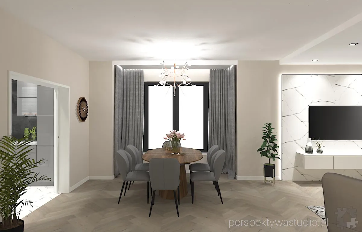 projektant wnetrz Lublin perspektywastudio.pl projekt salonu z aneksem windy 8 projektant wnetrz Lublin perspektywastudio.pl projekt salonu z aneksem windy 8