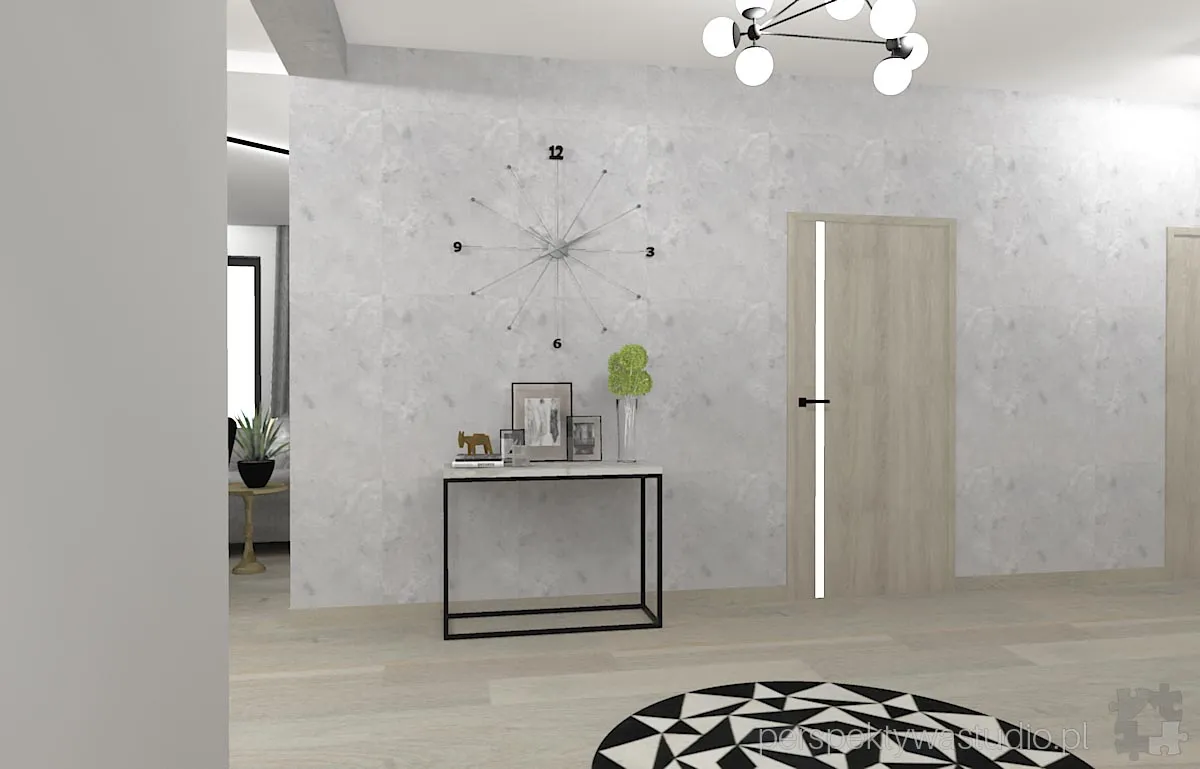 projektant wnetrz Lublin perspektywastudio.pl projekt salonu z aneksem x y z 6