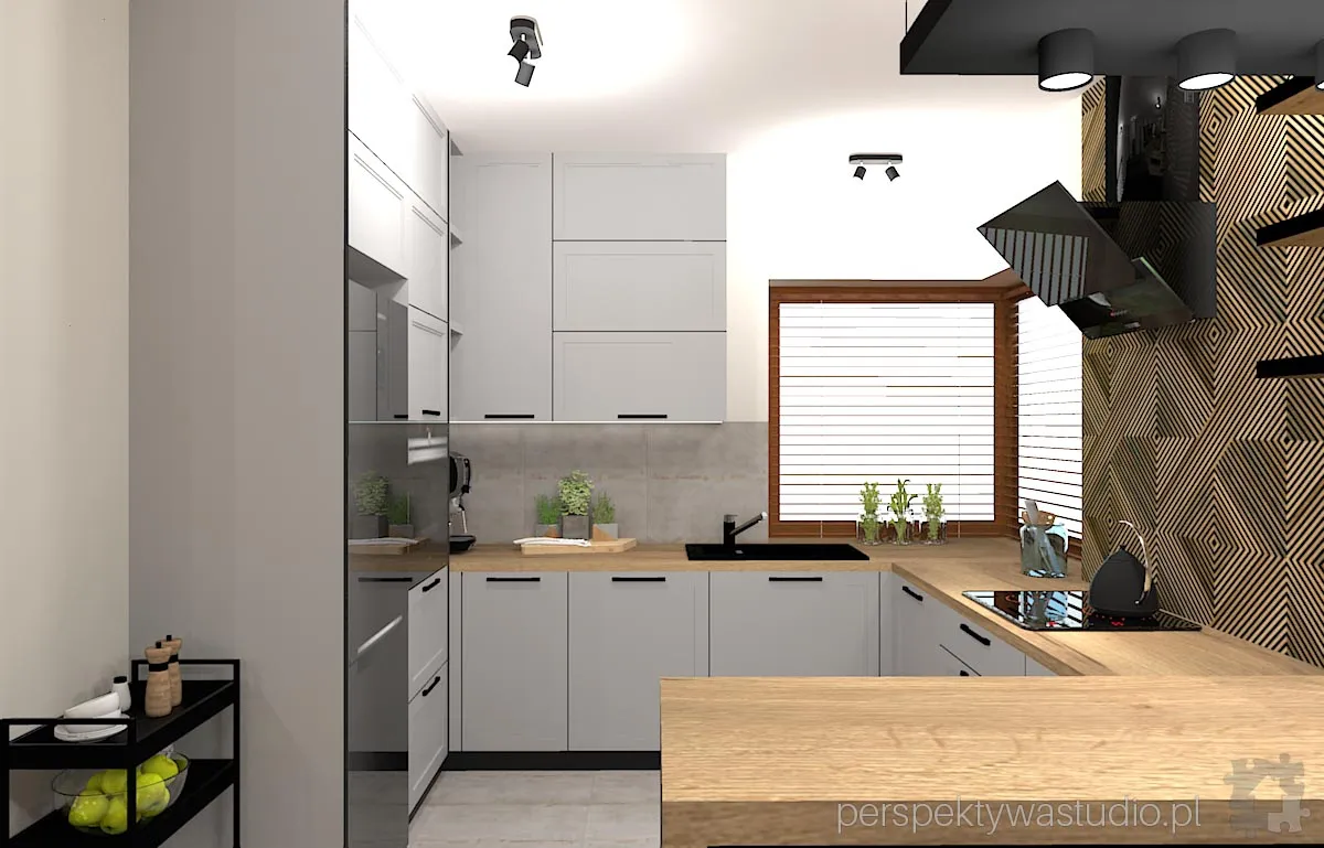 projektant wnetrz Lublin perspektywastudio.pl projekt salonu z aneksem zurawi taniec 3