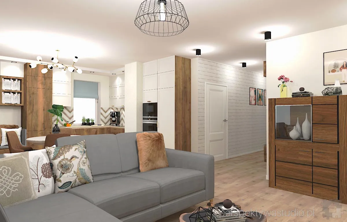 projektant wnetrz Lublin perspektywastudio.pl projekt salonu z aneksem zygzak 2 projektant wnetrz Lublin perspektywastudio.pl projekt salonu z aneksem zygzak 2