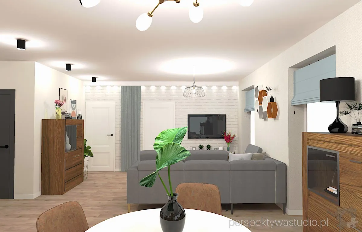 projektant wnetrz Lublin perspektywastudio.pl projekt salonu z aneksem zygzak 8 projektant wnetrz Lublin perspektywastudio.pl projekt salonu z aneksem zygzak 8