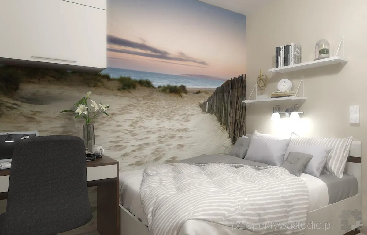 projektant wnetrz Lublin perspektywastudio.pl projekt sypialni chalupy 3