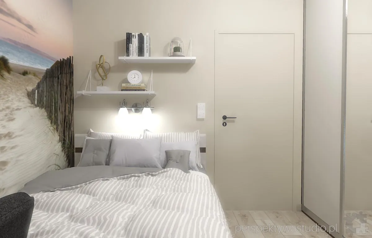 projektant wnetrz Lublin perspektywastudio.pl projekt sypialni chalupy 7