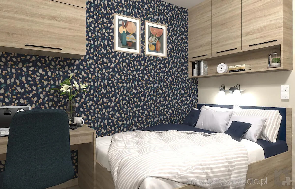 projektant wnetrz Lublin perspektywastudio.pl projekt sypialni dobranoc 3