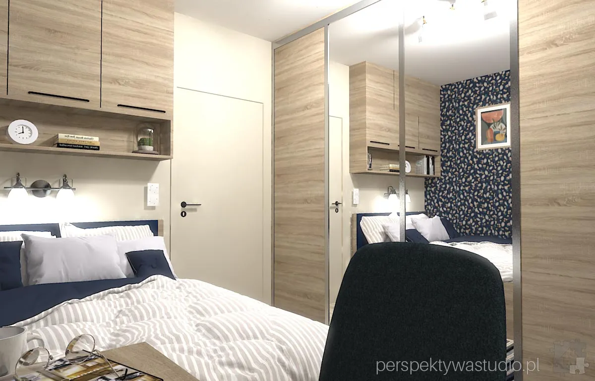 projektant wnetrz Lublin perspektywastudio.pl projekt sypialni dobranoc 4