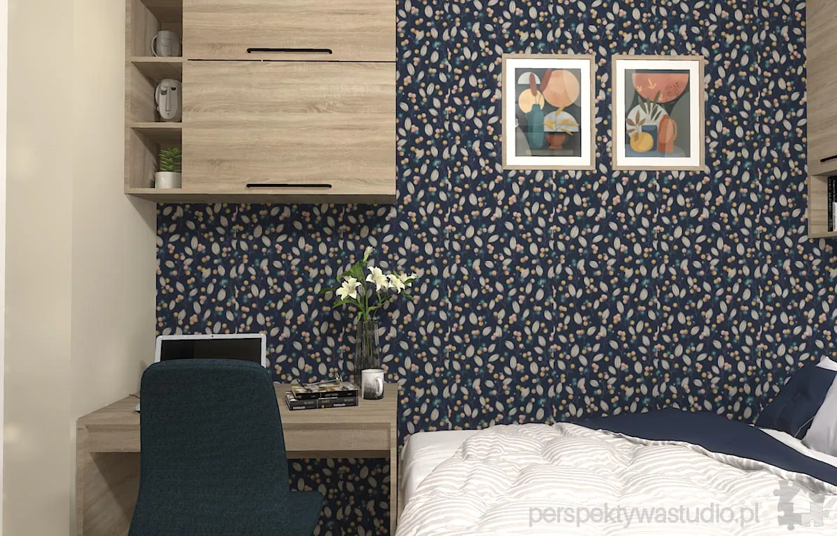 projektant wnetrz Lublin perspektywastudio.pl projekt sypialni dobranoc 6